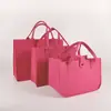Bolsas Tote de Feltro com Logo Personalizado, Bolsas Tote para o Trabalho, Necessidades Diárias, Sacolas de Presente para Eventos, Feitas Sob Medida com Impressão de Logo