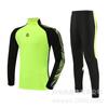Traje deportivo para hombre y mujer, traje de entrenamiento de media cremallera, deportivo para correr por la mañana, chaqueta de manga larga, traje de fitness para exteriores de otoño e invierno