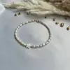 Europa y Estados Unidos transfronterizo 2024 nuevo tobillera de perlas de imitación barrocas tobillera con colgante de estrella accesorios de ropa simples de temperamento