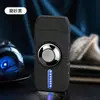 Isqueiro à prova de vento, produto popular online, spinner para ponta do dedo, gadget de ignição rotativa, isqueiro recarregável th662 para homens