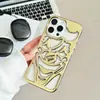 Funda Creativa de Payaso Elegante con Recortes Galvanizados y Disipación de Calor para Teléfono Móvil Adecuada para Iphone1716Promax Carcasa Blanda TPU