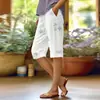 Pantalones Casuales de Calle de Moda Callejera para Mujer de Longitud Media, Estilo Nuevo Europeo y Americano Transfronterizo, Impresión Digital 3D, Personalizados, para Viajes de Negocios, Verano