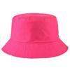 Sombreros de Pescador para Hombre con Bordado de Logo Personalizado, Diseños Transfronterizos Europeos y Americanos en Stock, Sombreros de Pescador para Niños, Sombreros de Cubo de Color Sólido