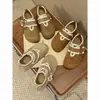 Pacote Completo de Sapatos Birkenstock 2026 Novo Modelo Bico Redondo Salto Escondido Sapatos Baixos Versáteis para o Dia a Dia Estilo Campus Francês para Meninas