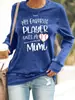 Estação Independente de Comércio Exterior Loja Auto-construída shopify Amazon Transfronteiriço Rugby mimi Camiseta Feminina de Manga Longa Estampada