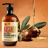 Champú de Aceite de Argán para el Cuidado del Cabello, Nutrición, Suavidad y Sedosidad Procesamiento y Personalización OEM/ODM
