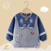 Bebê impermeável coverall 2023 novas crianças comer babador infantil anti-vestir anti-sujo babador outono e inverno roupas de proteção