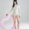 2026 Nuevo Traje de Neopreno de Manga Larga Adelgazante Favorecedor Conservador Traje de Medusa Protección Solar Secado Rápido Traje de Baño para Surfear Snorkel Mujeres