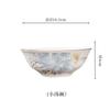 Conjunto de Pratos para Uso Doméstico 2024 Novo Combinação de Prato e Tigela de Porcelana Óssea Louça de Jingdezhen Tigela com Cor Sob Esmalte Prato Tigela Hashi