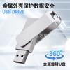 Versión Universal de Carcasa Giratoria Metálica para Memoria USB de Flash Venta al por Mayor de Fábrica Se Puede Imprimir a Color con Láser y Serigrafiar