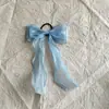 Horquilla con lazo de gasa color crema, súper hada, con clip superior, para la parte trasera de la cabeza, accesorios para el cabello, pinza de resorte, venta al por mayor de Yiwu