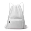 Bolsa con cordón de tela Oxford, producto nuevo transfronterizo con logo impreso, mochila informal unisex con cordón portátil, bolsa de senderismo de gran capacidad