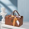 2025 Nueva Caja de Regalo de Pasteles de Luna de Mediados de Otoño Caja Vacía Personalizada Bolso de Cuero Souvenir Boda Dama de Honor