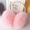 Nuevos calentadores de orejas cálidos y lindos calentadores de orejas de felpa cálidos de invierno cálidos para el frío fabricantes al por mayor orejeras de pelo de conejo pelo de oreja