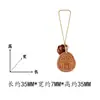 Llavero Colgante Creativo Tallado Natural de Sándalo con Cabeza de Dragón, Decoración para Bolso, Artesanías de Madera, Pequeño Regalo para Amigos