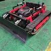 Cortacésped de Control Remoto Tipo Tanque de Alta Potencia, Podadora de Césped para Embellecimiento de Parques, Trituradora de Pasto Guerrero Negro Ht800T