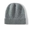 Gorro 100% cachemir para mujer, de moda, suave, cálido, sencillo, estilo occidental, para otoño e invierno, moderno, combinable, informal, para bolso y cabeza.