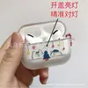 Estojo de Fone de Ouvido para Celebridade da Internet Estilo Earphone Adequado para Estojo de Fone de Ouvido Apple AirPods Pro Capa Macia Fosca Bluetooth 3ª Geração Capa Protetora