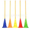 Cono Marcador Redondo de Fondo 52cm, Señales de Tráfico y Bloqueos, Obstáculo de Entrenamiento de Fútbol, Cono con Agujeros