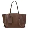 Suministro Exclusivo Transfronterizo de Bolsas Modelo Nuevo 2026 Bolso Tote de Cuero Genuino Curtido Vegetal Piel de Vaca Gran Capacidad Versátil Bolso de Hombro para Viaje de Negocios para Mujeres