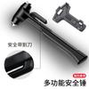 Herramienta de Escape para Coche Martillo de Seguridad Mini Acero Inoxidable Martillo de Emergencia para Autobús Auto-Rescate Rompeventanas de Escape