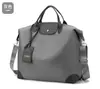 Bolsa de Equipaje de Color Sólido para Viajes Cortos, Bolsa de Viaje Ligera, Bolsa de Yoga, Bolsa de Gimnasio, Gran Capacidad, para Llevar en la Mano o al Hombro, Bolsa de Almacenamiento para Maternidad