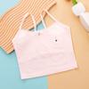 Camisola de Verano para Niñas Chaleco Pequeño Etapa de Desarrollo Escuela Primaria Estudiantes de Secundaria Inferior Ropa para Niñas Mayores Ropa Interior Delgada