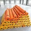 La tela para conductos tiene una estructura de material flexible que puede procesarse en masa para adaptarse a la construcción de conductos de escape de ingeniería.