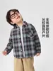 Camisa a cuadros Youou para niños, ropa de otoño, chaqueta 2026, nueva ropa para niños pequeños y niños pequeños, estilo moderno de primavera y otoño