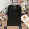 Diseño de Verano Tres Rayas Simple Color Sólido Casual Camisa Polo Tejida Hueca Retro Manga Media Top Moderno