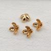Estilo Antiguo Cobre Fundido 8mm Pequeña Flor Estambre Colgante Hanfu DIY Pasador de Pelo Accesorios Materiales Vaina de Loto Estilo Chino Estilo Étnico