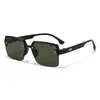 Nuevas Gafas de Sol Elegantes de Media Montura para Mujer, Gafas de Sol Estilo Ceja para Ciclismo y Pesca, Gafas de Sol de Media Montura Modernas para Hombre