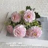 Ramo pequeño de hibisco de 6 cabezas de flores artificiales flores de comercio exterior transfronterizo decoración de hogar exterior flores artificiales flores de boda