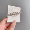 Horquilla de alas de ángel de celebridades de Internet, horquilla lateral para mujer, clip de pico de pato, clip lateral de diamantes de imitación coreanos, joyería pequeña para la cabeza