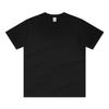 Camiseta de Algodón Puro Pesado Cuello Redondo Manga Corta 250g Verano Color Sólido Nicho Trbottomy Estilo Ins Holgada Estilo Japonés Camiseta Base