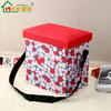 Suministros del Fabricante Taburete de Almacenamiento Aislado de Doble Uso para Calor y Frío con Correa para el Hombro, Almacenamiento de Bolsa de Hielo para Bebidas y Alimentos Aislada, Taburete Plegable