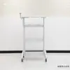 Nuevo Carrito de Aleación de Aluminio para Salón de Peluquería Gabinete de Herramientas para Barbería Estante de Almacenamiento