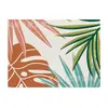 Mantel, Manteles Individuales Florales de Lino para Primavera y Verano, Textil para el Hogar, Aislamiento Térmico para Mesa de Comedor, Manteles Individuales de Estilo Occidental para Hotel, Posavasos