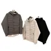 Chaqueta Nueva 2024 para Hombre y Mujer de Primavera y Otoño Chaqueta Delgada Acolchada de Algodón Cárdigan Simple Casual Suéter con Costura Chaqueta con Capucha para Pareja