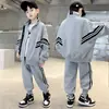 Conjunto para niños Zhili, niños, conjunto 2026 otoño nuevo, top de manga larga para niños y pantalones de primavera/otoño para bebé, atuendo moderno de dos piezas