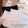 Calcinha Feminina Seamless de Seda de Amora 10A Antibacteriana com Entrepernas Estendido Cintura Alta Lyocell Alta Elasticidade Respirável Confortável