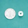 Accesorios de Plata Pura 999 Plata Esterlina, Colgantes de Forma Irregular, Cuentas de Estilo Antiguo, Cuentas de Barril, Anillos Corredizos, Pulseras DIY