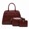 Conjunto Multipeças Transfronteiriço 2025 Nova Bolsa Tote Design de Nicho Fashionável Versátil Grande Capacidade para o Dia a Dia Bolsa de Mão Retrô