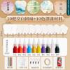 Conjunto Completo de Materiais para Leque de Laca, Kit DIY com Ferramentas, Leque de Papel em Branco Especial para Laca, Leque Redondo