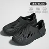 Sandalias perforadas para hombre para uso en exteriores, de meter, de verano, transpirables, de alta gama, antideslizantes, pantuflas de exterior para hombre