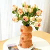 Florero de Cerámica Estilo Ins Capibara Arreglo Floral Decoración para Flores Frescas, Flores Secas, Hidroponía, Mesa de Comedor, Sala de Estar, Adorno de Entrada
