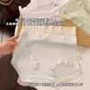 Panty de Encaje Antibacteriano Nuevo para Mujer de 10A, Cintura Media-Alta, Seda de Hielo, Secado Rápido, Transpirable, Tallas Grandes con Refuerzo de Seda de Morera