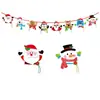 Decoraciones navideñas especializadas para ventas transfronterizas: banderines, pancartas, banderolas colgantes para centros comerciales, decoraciones para hoteles, guirnaldas de Navidad y adornos colgantes para crear un ambiente festivo