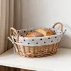 Cesta de almacenamiento tejida creativa para uso doméstico, adecuada para organizar artículos varios y cosméticos en la mesa de la sala de estar, cesta de almacenamiento multifuncional