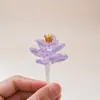 Enfeites de Flores Artificiais Mini Esmaltadas Zibo Decoração de Casa Artesanato Esmaltado Boshan Enfeites para Mesa de Escritório